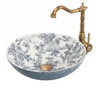 Countertop Washbasin Rea Juliana White, Ceramic
