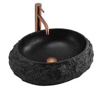 Countertop Washbasin Rea Mika Black