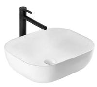 Countertop Washbasin Rea Mona White, Ceramic
