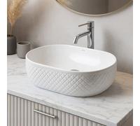 Countertop Washbasin Rea Oktawia White