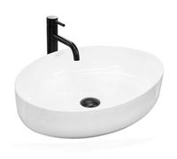 Countertop Washbasin Rea Queen White, Ceramic