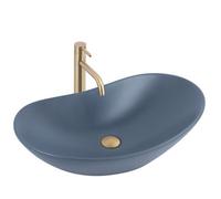 Countertop Washbasin Rea Royal Blue, Ceramic