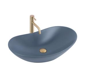 Countertop Washbasin Rea Royal Blue, Ceramic