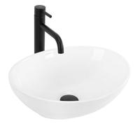 Countertop Washbasin Rea Sofia White, Ceramic