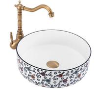 Countertop Washbasin Rea Stefania White, Ceramic