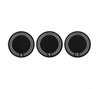 Counterweight Blocks for Pickleball Paddle Stainless Steel 6g 9g 12g Butt Cap Set to Adjust Center of Mass and Improve Control (6g+9g+12g)