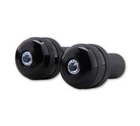 HIGHSIDER smart Handlebar Ends Black Knurled, For Steel Handlebars