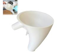 Countess Flour Funnel for Kitchen Aid Mixer,Flour Funnel- Stand Mixer Attachment,for Kitchen Aid Artisan Ksm150 5-Quart Tilt-Head Stand Mixer,for Kitchen Flour Egg Guided Pouring (White-1pcs)