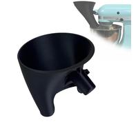 Countess Flour Funnel for Kitchen Aid Mixer,Flour Funnel- Stand Mixer Attachment,for Kitchen Aid Artisan Ksm150 5-Quart Tilt-Head Stand Mixer,for Kitchen Flour Egg Guided Pouring (Black-1pcs)