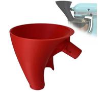 Countess Flour Funnel for Kitchen Aid Mixer,Flour Funnel- Stand Mixer Attachment,for Kitchen Aid Artisan Ksm150 5-Quart Tilt-Head Stand Mixer,for Kitchen Flour Egg Guided Pouring (Red-1pcs)