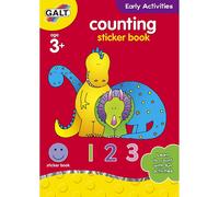 Galt Toys, Early Activities - Counting Book, Home Learning Activity and Sticker Book, Ages 3 Years Plus