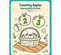 Counting Apples: Coloring Book for Kids Volume 2