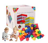 Counting Blocks for Kids - Stacking Blocks for Preschool Crafts | Learning Supplies Toys Classroom Crafts for Children Nursery Toddler School Family Home Friends Girl Kindergarten