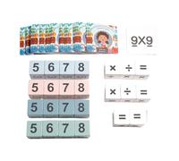 Counting Blocks,Wood Arithmetic Toys - Multiplication Division Math Game - for Kids Boys Girls Elementary Students Classroom Homeschooling School Family Nights Teachers