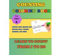Counting Coloring Book: Counting from 1 to 20. Paired with vocabulary words and simple plural forms. Built language awareness: Learn to count from ... from 1 to 20. Have fun while learning!)