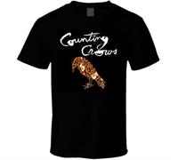 Counting Crows California Logo Cover Art T-Shirt Men Black