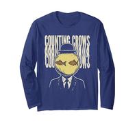 Counting Crows - Fishbowl Long Sleeve T-Shirt, Adult Unisex, Navy Blue, XX-Large