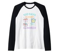 Counting Down 100 Days Closer to Summer Raglan Baseball Tee