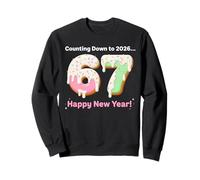 Counting Down To 2026 Happy New Year 2026 Matching 67 Meme Sweatshirt
