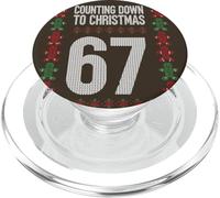 Counting Down To Christmas 67 Days Holiday Fun PopSockets PopGrip for MagSafe