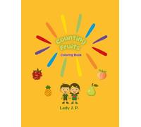 Counting Fruits Coloring Book
