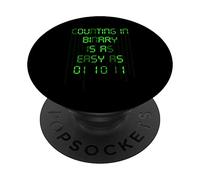 Counting In Binary Is As Easy As 01 10 11 PopSockets Swappable PopGrip