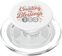 Counting My Blessings 1 2 3 PopSockets PopGrip for MagSafe