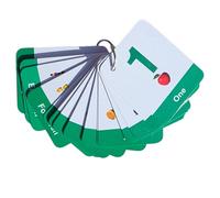 Counting Number Flashcards 1-20 for Toddlers | Real Image Math Flashcards | Preschool Learning Numbers Cards | Tear-Proof, Laminated, Wipeable Educational Resource with Binding Ring