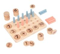 Counting Peg Board - Creative montessorii Style Learning Toy, Hands On Number Recognition System, Sturdy Wooden Base, Interactive Sorting Activity | Kids Education, Early Learning, Classroom Teaching