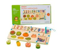 Counting Puzzle Board, Brain Teaser, Skill Building Colorful Design Child Friendly Durable Material Fine Motor Logical Thinking Problem Solving, Matching Game for Early Development
