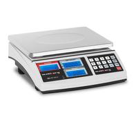 Counting Scale 30 kg / 1 g 21 x 27 cm 3 LCD - Counting Scales by Steinberg Systems White