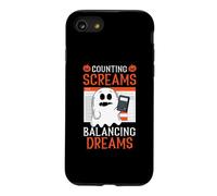 Counting Screams Balancing Dreams Accountant Halloween Case for iPhone SE (2020) / 7/8