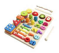 Counting Shape Stacker Toy - Educational Sorting Blocks Puzzle, Colorful Learning Math Game, Durable Developmental Stacking Activity | Boys Girls Children Family Friends For Cognitive Skill Training