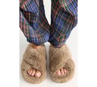Counting Sheep 2.0 Slippers by FP Vegan Collection at Free People in Mink, Size: US 7 - female