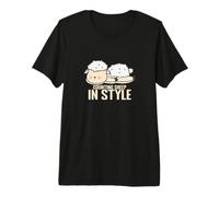 Counting Sheep in Style Pajamas Pyjamas Premium T-Shirt