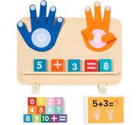 Counting Toys, Educational Toys for 5 Year Olds, Maths Games Counting Blocks Finger Counting Game Ideal Learning Gift for Boys and Girls Age 3 4 5 Early Math Skills Development