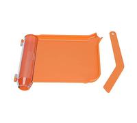 Counting Tray with Spatula and Lid Orange Non Contact Clean Pills Dispenser Efficient Sanitary Medication Organizer for Elderly Hand Disease Patients Durable Plastic