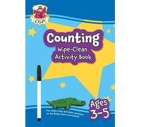 New Counting Wipe-Clean Activity Book for Ages 3-5 (with pen): (CGP Reception Activity Books and Cards)