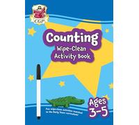 New Counting Wipe-Clean Activity Book for Ages 3-5 (with pen): (CGP Reception Activity Books and Cards)