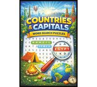 Countries and Capitals Word Search: Global Countries & Capitals Word Search Puzzles for Learners, Travelers, and Geography Fans