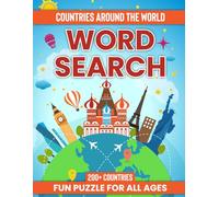 Countries Around The World: 200+ Country Word Search fun for All Ages