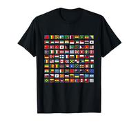 Countries Flags Girls, World maps Kids, World maps Boys. T-Shirt