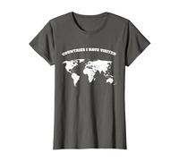 Countries i Have Visited Color Yourself T-Shirt, Women, Asphalt Grey, X-Small