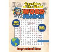 Countries of the World Word Search: Professor Rocko Puzzle Books - 100 Puzzles Exploring Every Corner of the Globe (Professor Rocko Puzzle Books: Word Search)