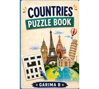 Countries Puzzle Book: Brain-Boosting Geography Crossword Puzzles for Kids (Children Puzzle Books)