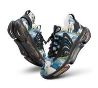 Country Animals Lambs and Sheep Men's Running Shoe 11men（EUR45）