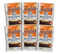 Country Archer Grass Fed Beef Jerky Mustard Bbq - Zero Sugar Beef Snack, Sugar Free Protein Snack Pack, Mustard Bbq Flavor, Bulk Individual Bags, Gluten Free, Paleo - 2 Oz (Pack Of 6)