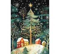 Country Art Christmas Card - Large A5