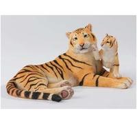 Country Artists Natural World Playful Tiger And Cub Figurine Sculpture Height 9cm