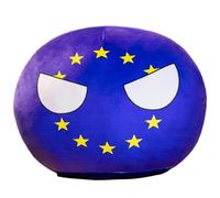 Country Ball Plush Toy - 15.75 Inch PP Cotton Stuffed National Flag Pillow | 15.75 Inch Soft Plush Country Ball Filled With PP Cotton, Available In UK, France, Germany, USA, Japan, Russia And EU Designs